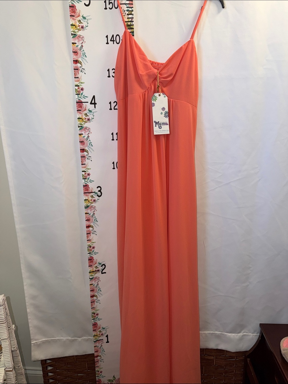 Show Me Your Mumu NWT Magnolia Maxi Dress Coral M